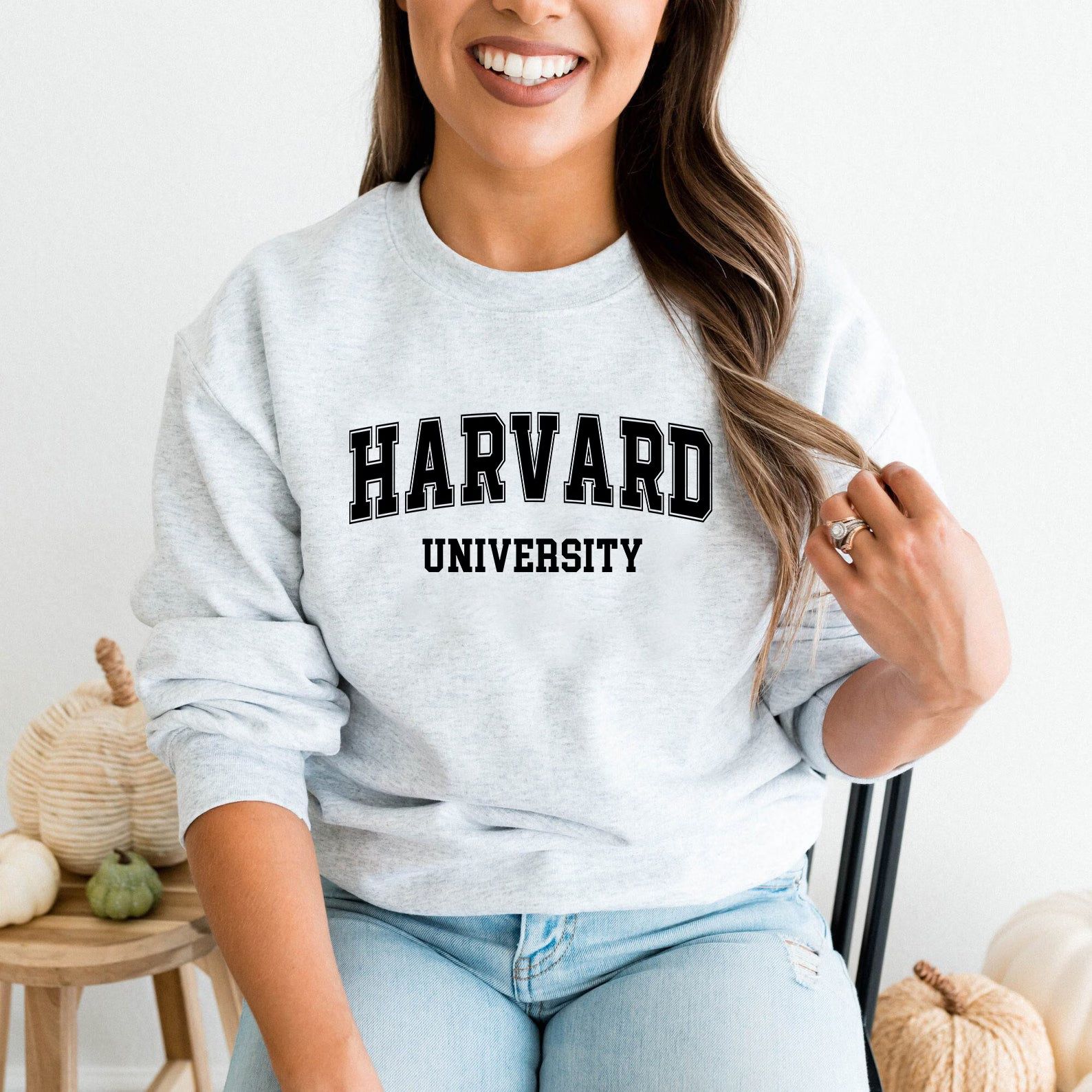 Harvard University Sweatshirt College Crewneck USA - Etsy | Etsy (US)