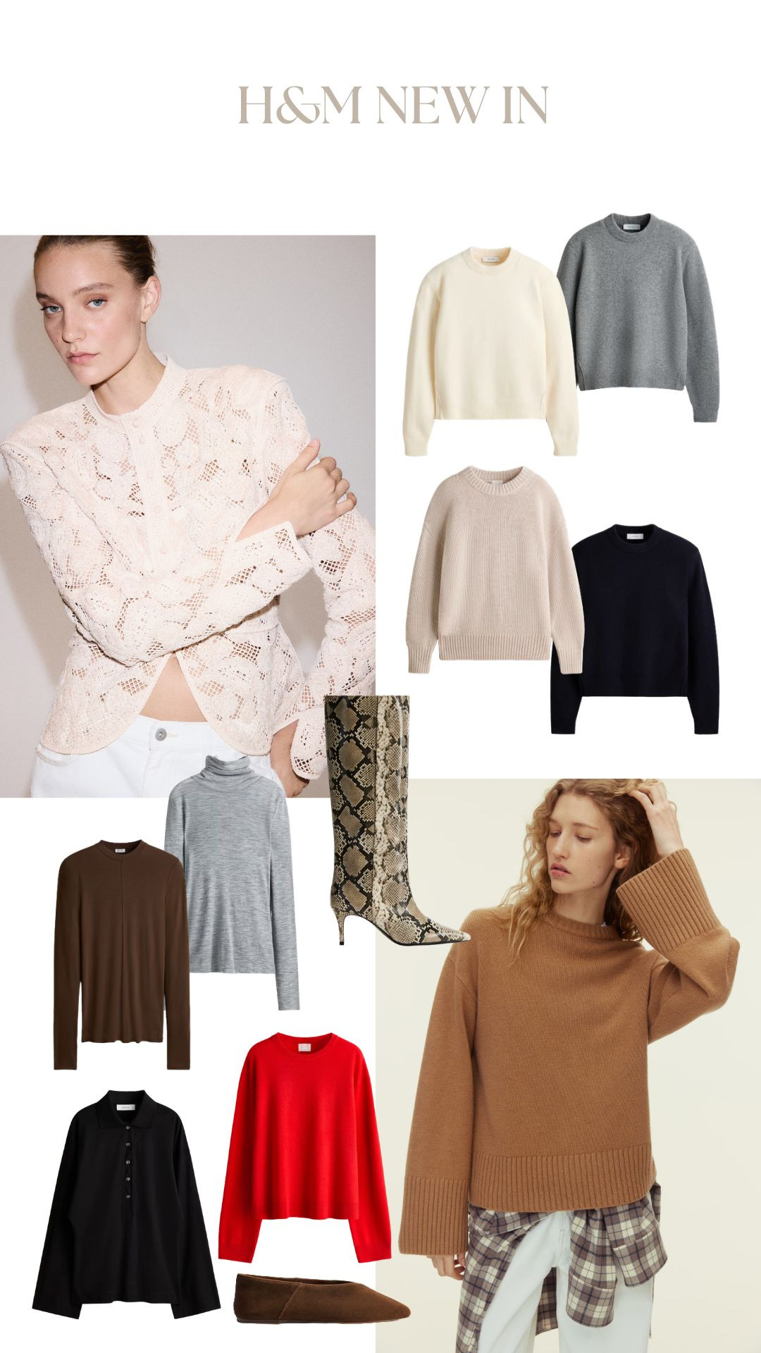 H&M Autumn New In Edit! 

Rich Textured Layers, Transitional Wardrobe, Soft Autumn Dressing, Elevated Everyday Style, Polished Casualwear, Contemporary Classics, Knitwear, Jumpers

#LTKuk #LTKautumn #LTKeurope