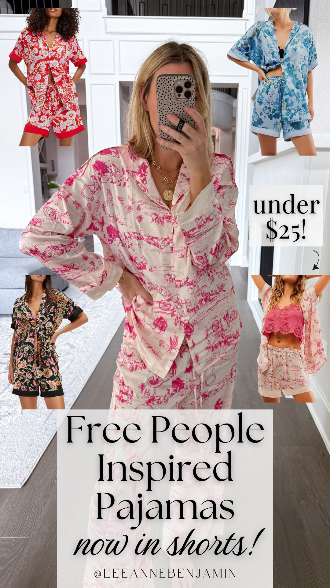 The best Free People Inspired Pajamas now come in shorts! So perfect for hotter weather nights! I sized up to a large for the oversized feel! 

 #LTKootd #LTKOver40 #LTKSaleAlert