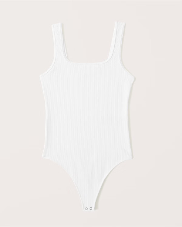 Seamless Rib Tank Bodysuit, Summer Fashion, Summer, Summer Fashion 2022, Summer Work Outfits | Abercrombie & Fitch (US)