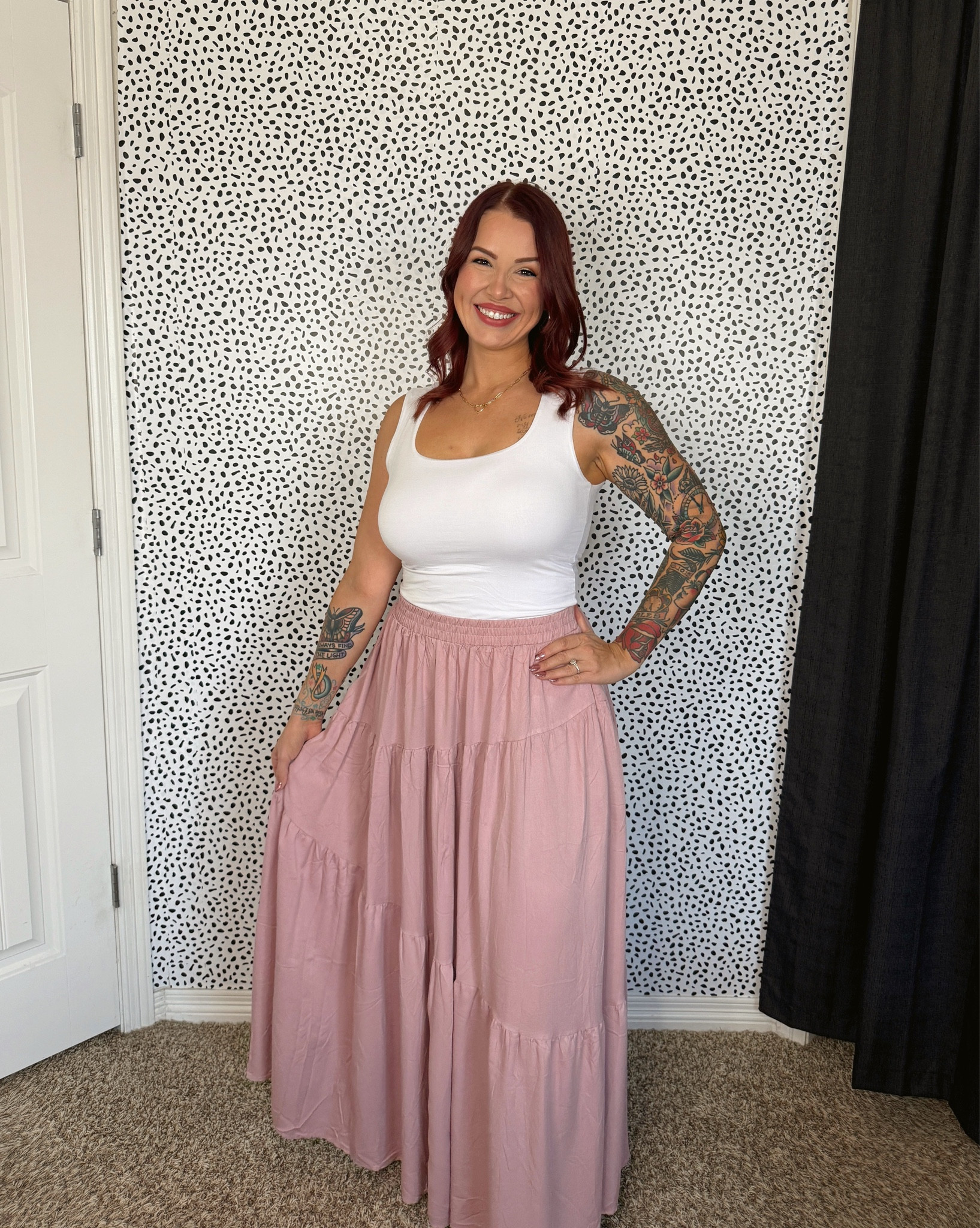 Mother’s Day outfit 💕

Wearing a XL in the skirt and downsized to a medium for the top! 

#LTKFindsUnder50 #LTKMidsize #LTKSeasonal