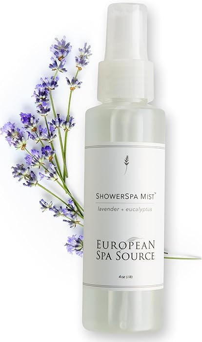 European Spa Source Lavender + Eucalyptus ShowerSpa Mist Spray for Aromatherapy, at Home Spa Expe... | Amazon (US)