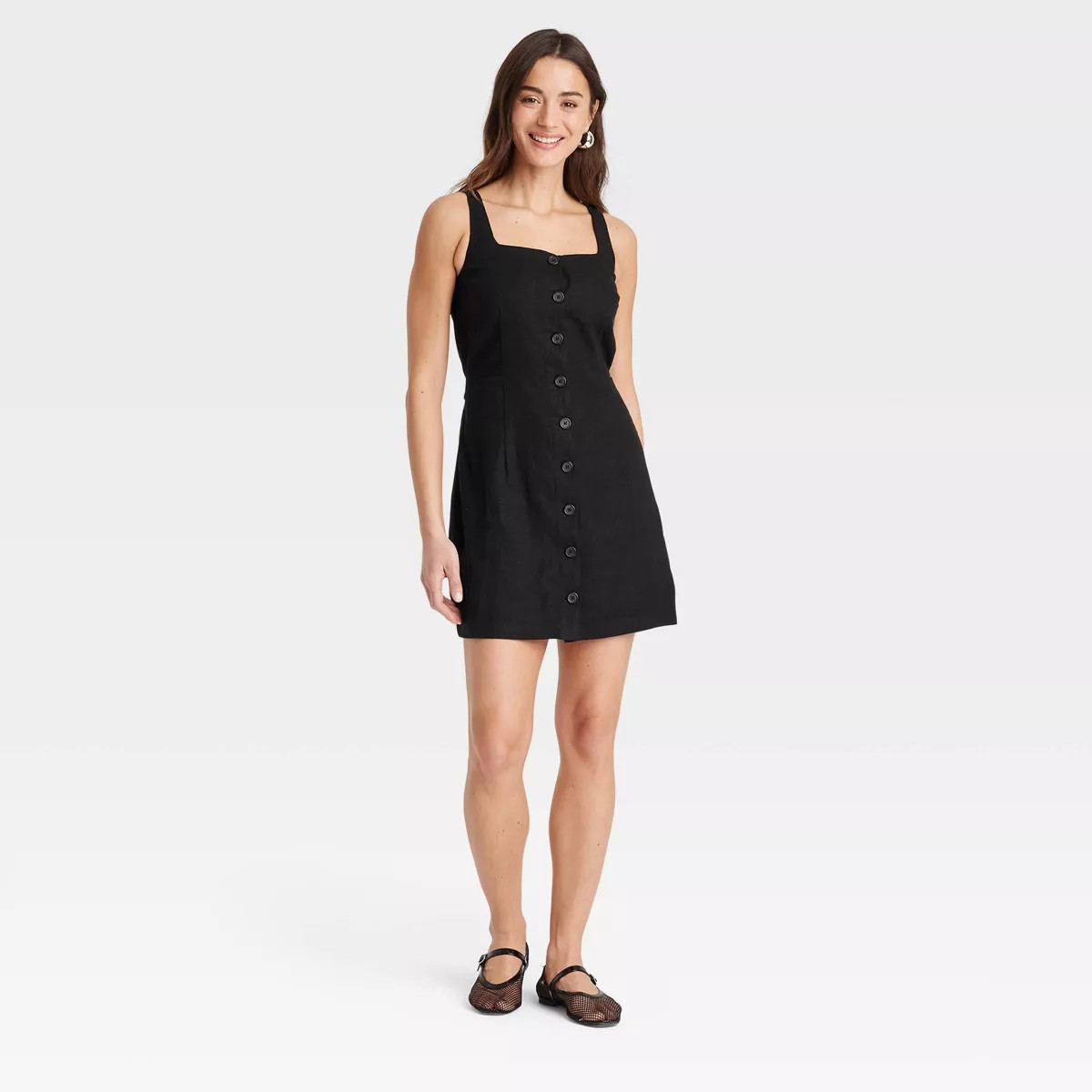 Women's Linen Mini Vest Dress - A New Day™ | Target