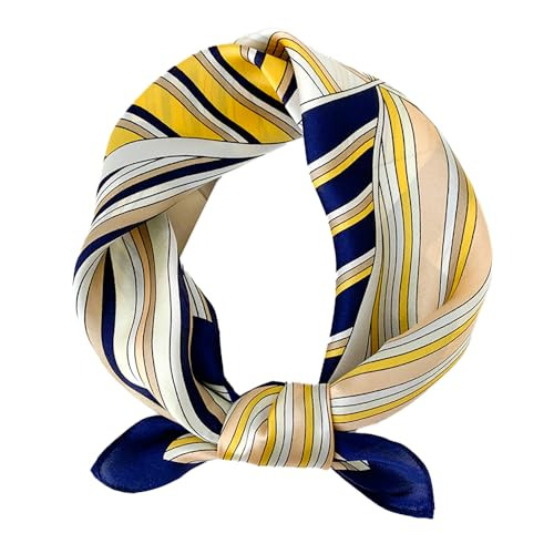 FEIBOON Mulberry Silk Scarfs Neck Scarf 21" Small Square Scarfs hair scarf bandana Neckerchief He... | Amazon (US)