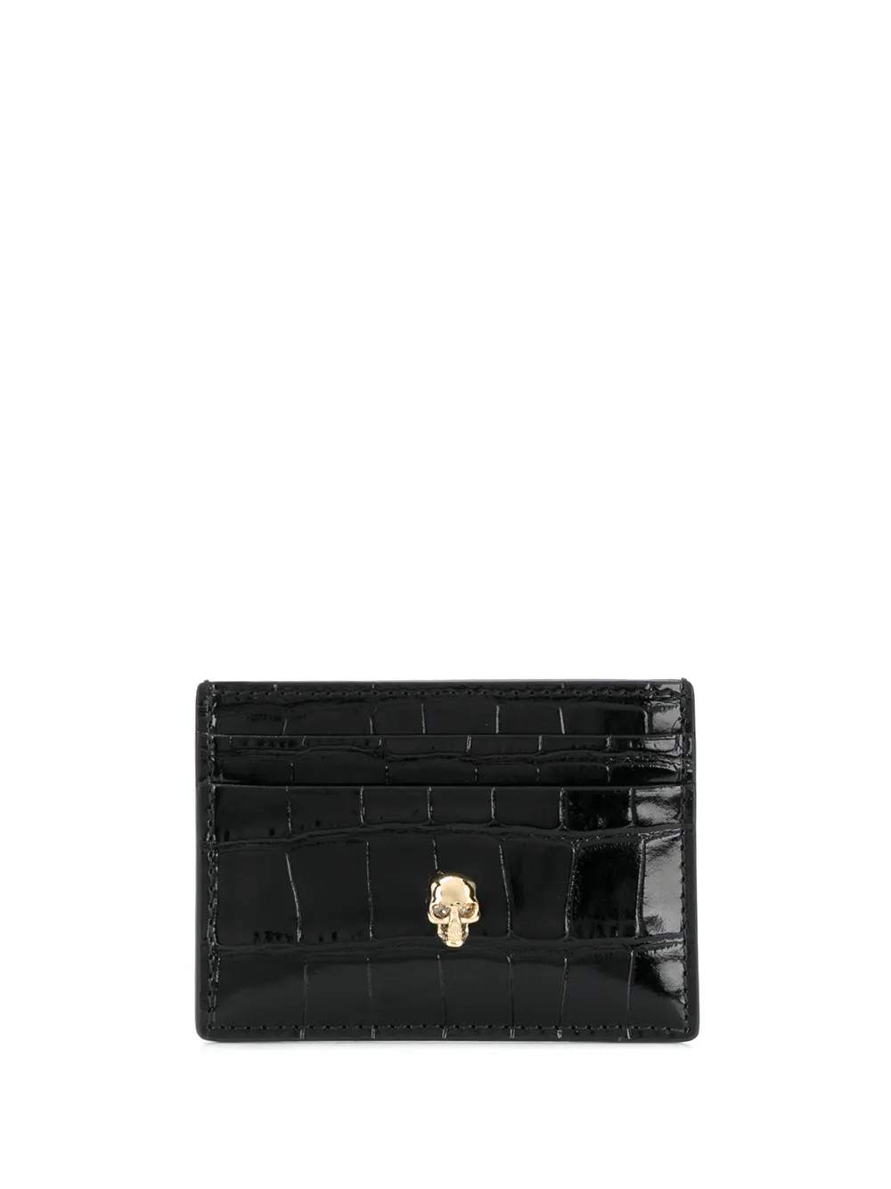 Alexander McQueen Skull Stud Cardholder - Farfetch | Farfetch Global