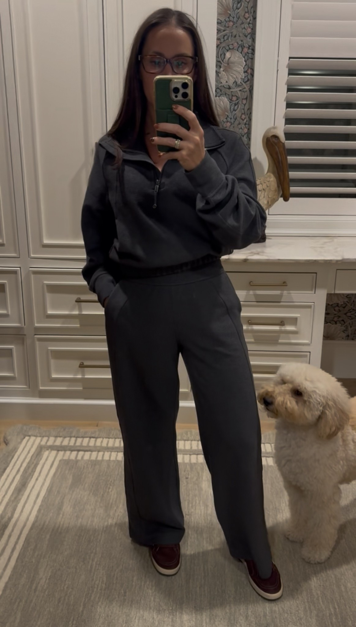 Obsessed with this set! Especially in this chilly weather! XS pants, Small top!

#LTKTravel #LTKOver40