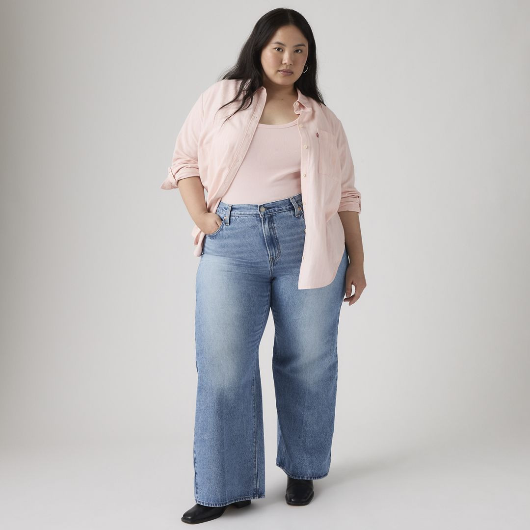 Levi's Ribcage Wide Leg Women's Jeans (Plus Size) 20M | Levi's US