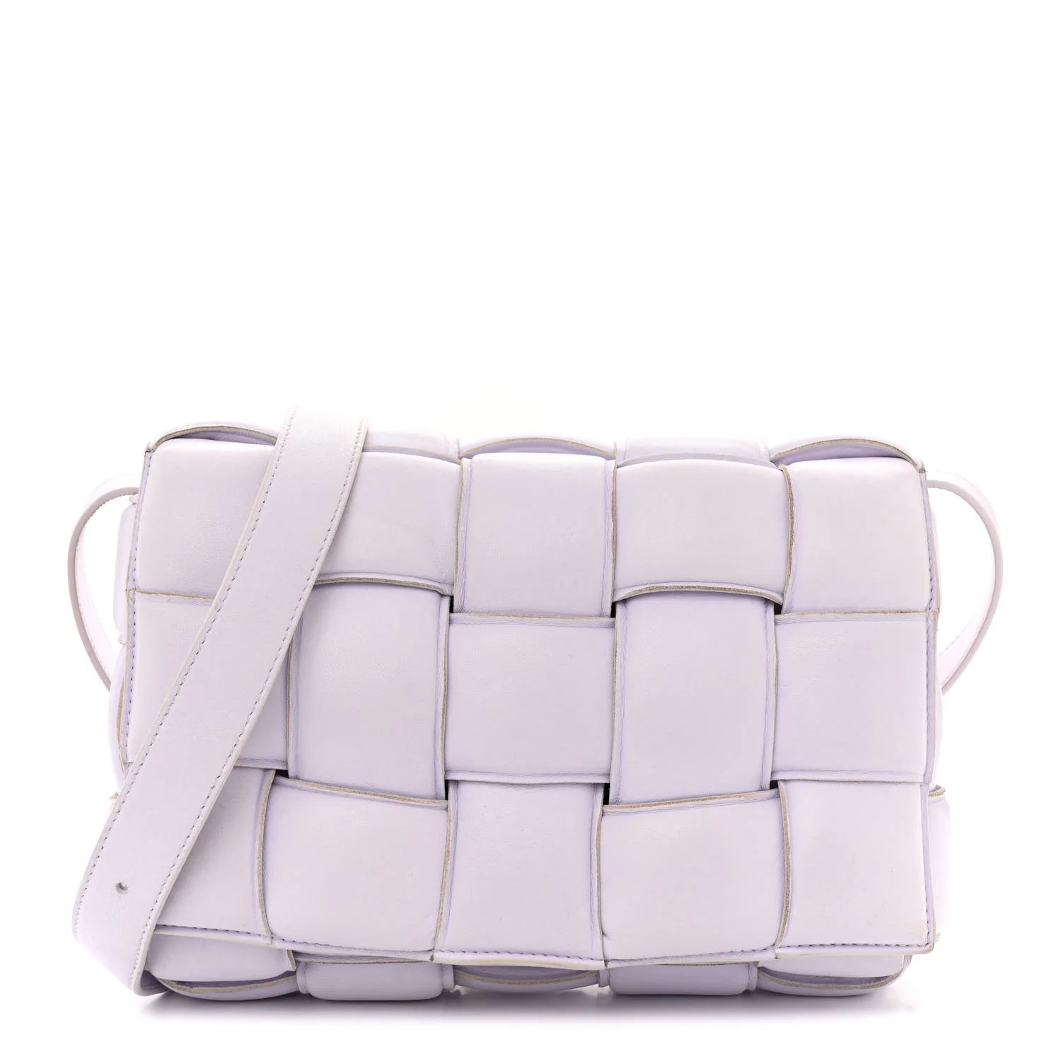 Nappa Maxi Intreccio Padded Cassette Crossbody Bag Mirth Washed | FASHIONPHILE (US)