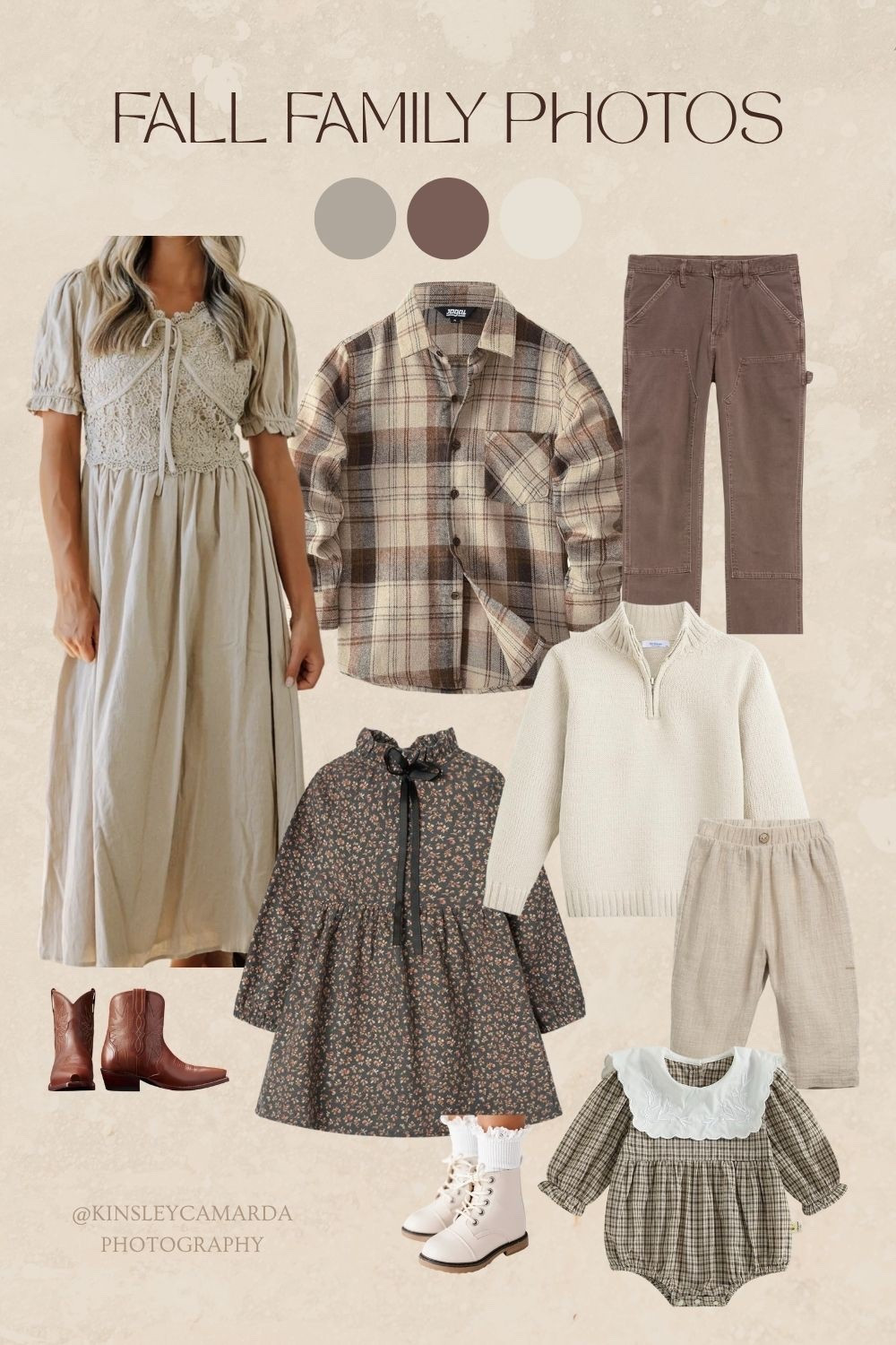 Neutral Fall family photos outfit inspiration

#LTKSeasonal #LTKKids #LTKFamily