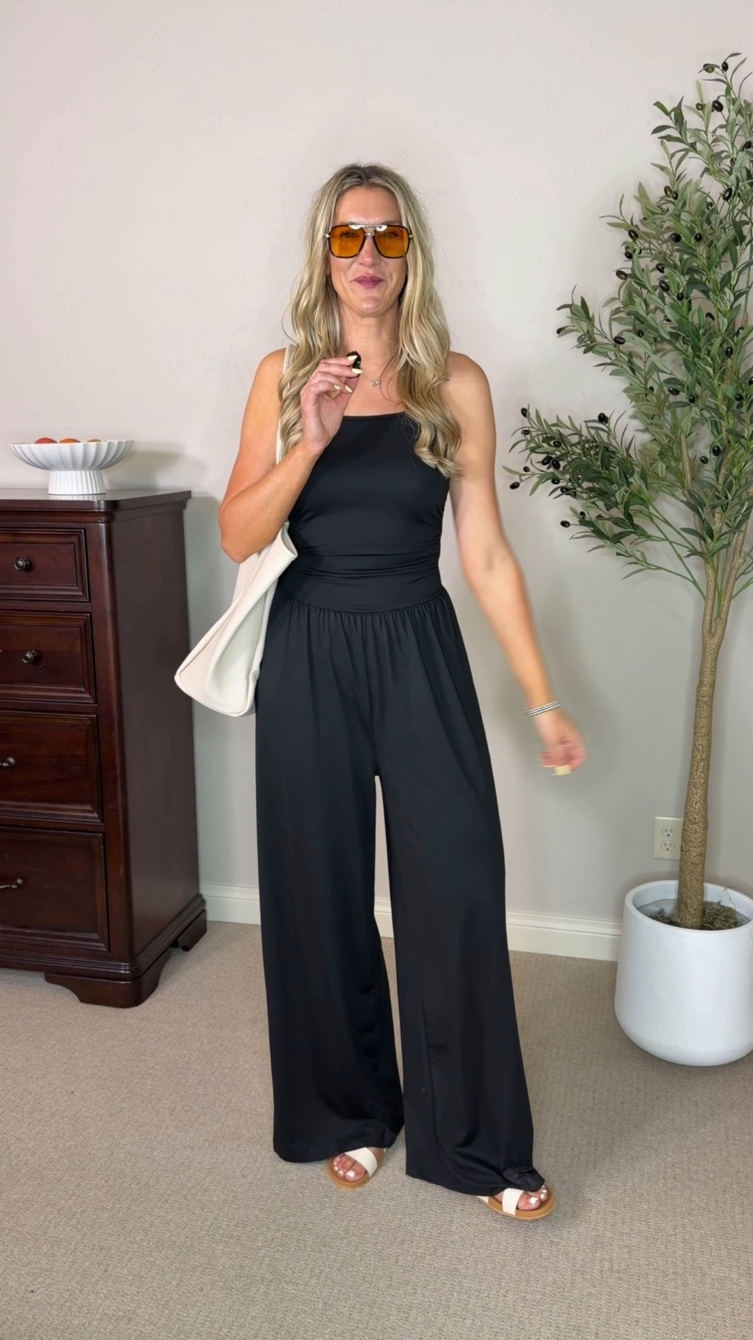 Wearing my true medium tall. 

This one really surprise me I did not think it would ever be long enough, but it is super long jumpsuit from Amazon

#LTKSeasonal #LTKSaleAlert #LTKTall
