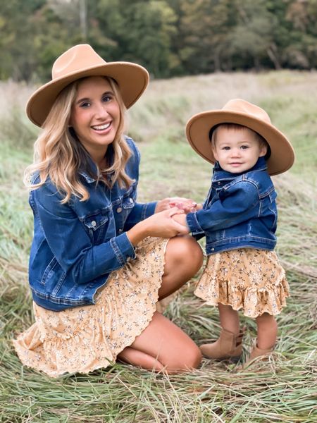 Fall mommy & me, fall dresses, fall toddler girl outfit, fall clothing, fall accessories, fall hats, fall matching

#fallmatching #fallmommyandme
#falldresses #fallhats #fallclothes 

#LTKSeasonal #LTKfamily #LTKkids