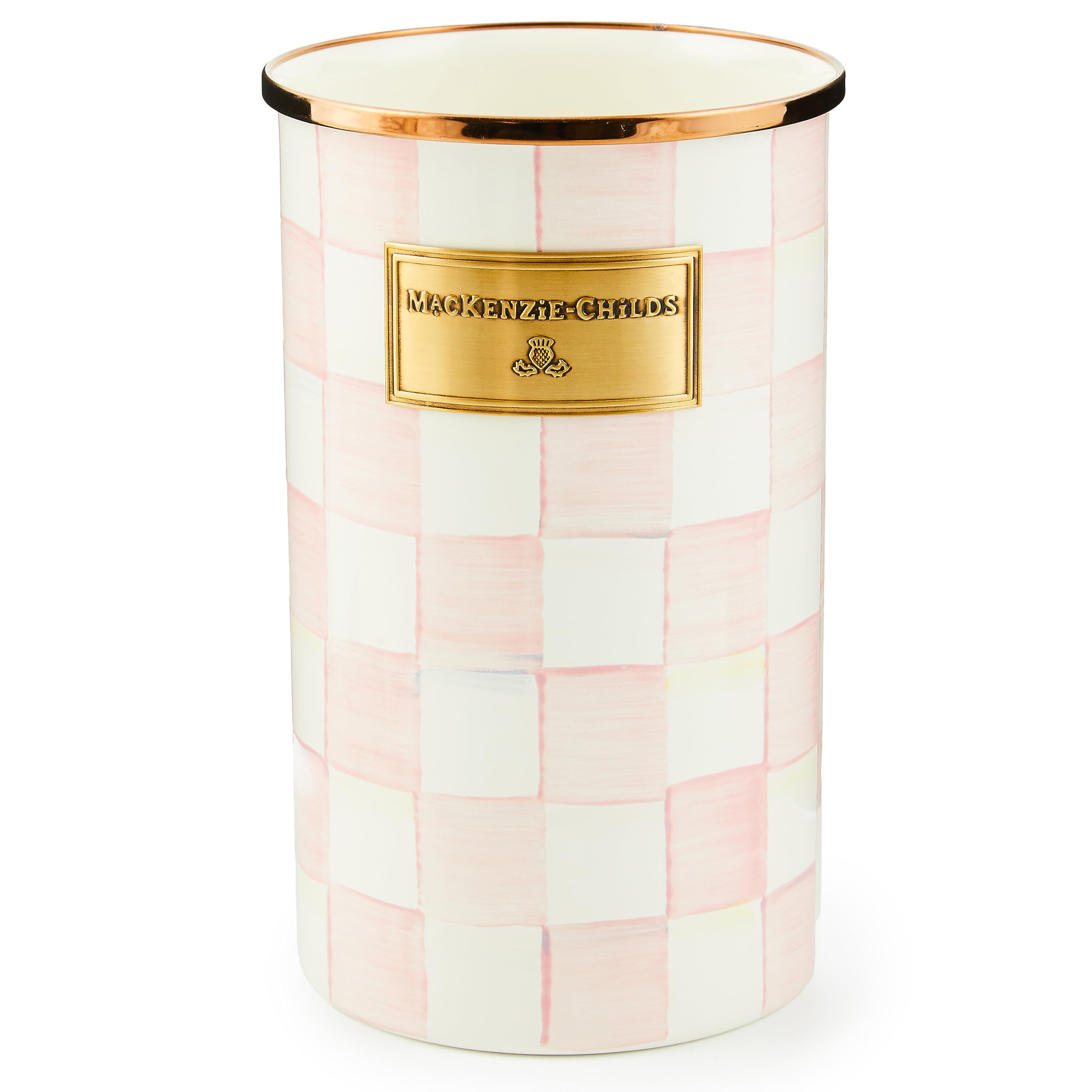 MACKENZIE-CHILDS Enamel Utensil Holder, Kitchen Utensil Holder for Countertop, Storage Caddy, Pin... | Amazon (US)