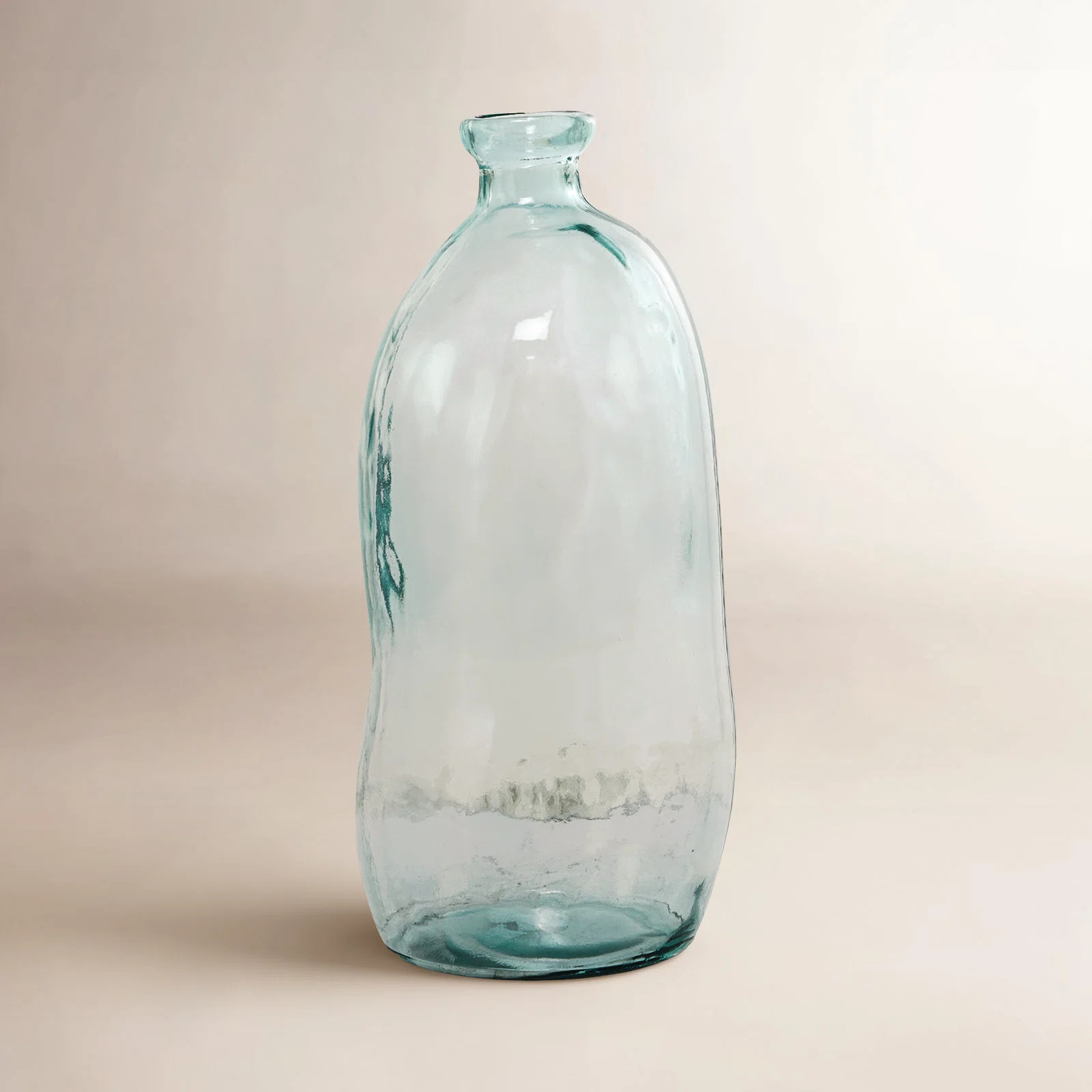 Dorival Recycled Glass Spanish Bottle Decorative Vase | Birch Lane