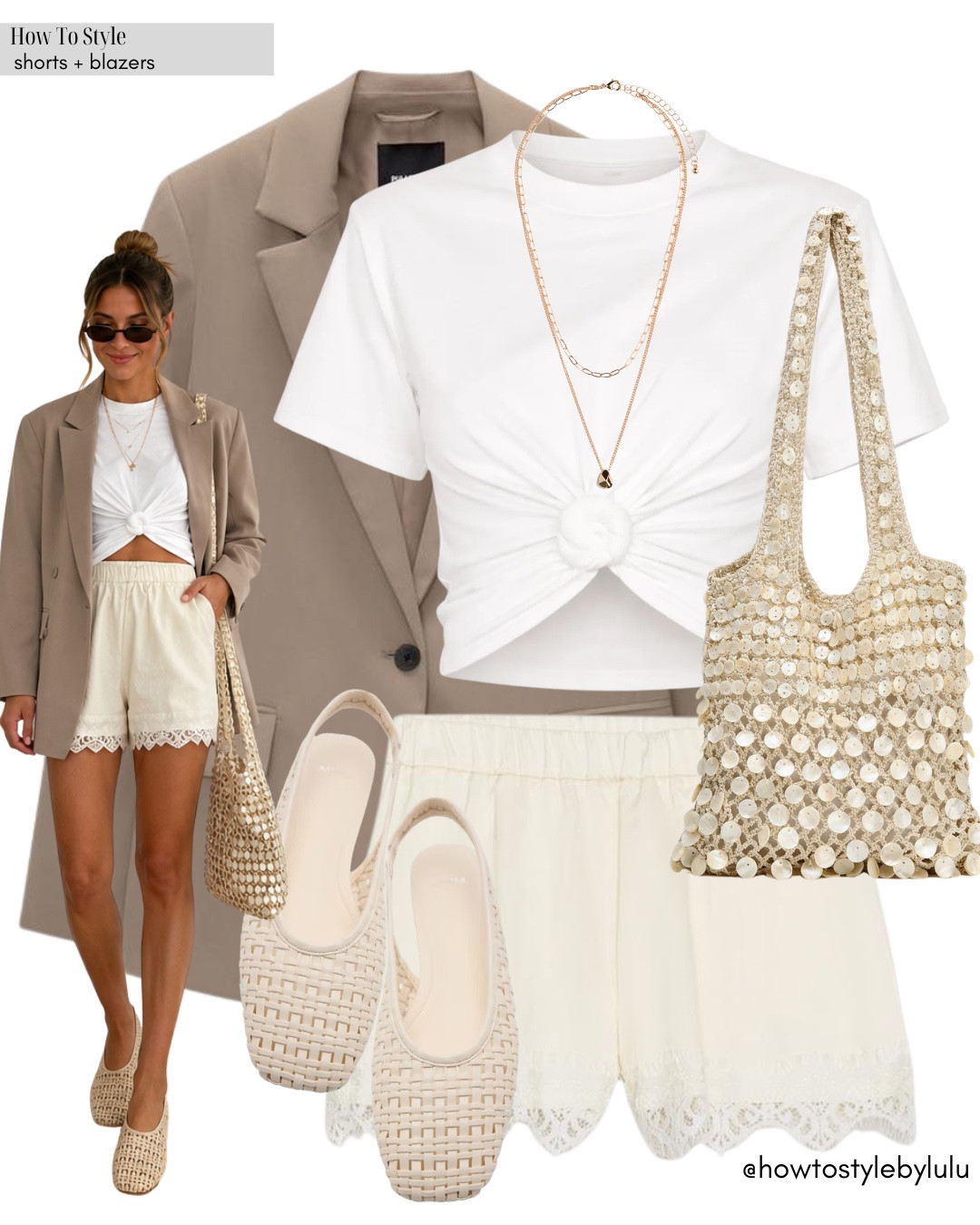 BLAZER + SHORTS FOR SUMMER

#LTKeurope #LTKsummer