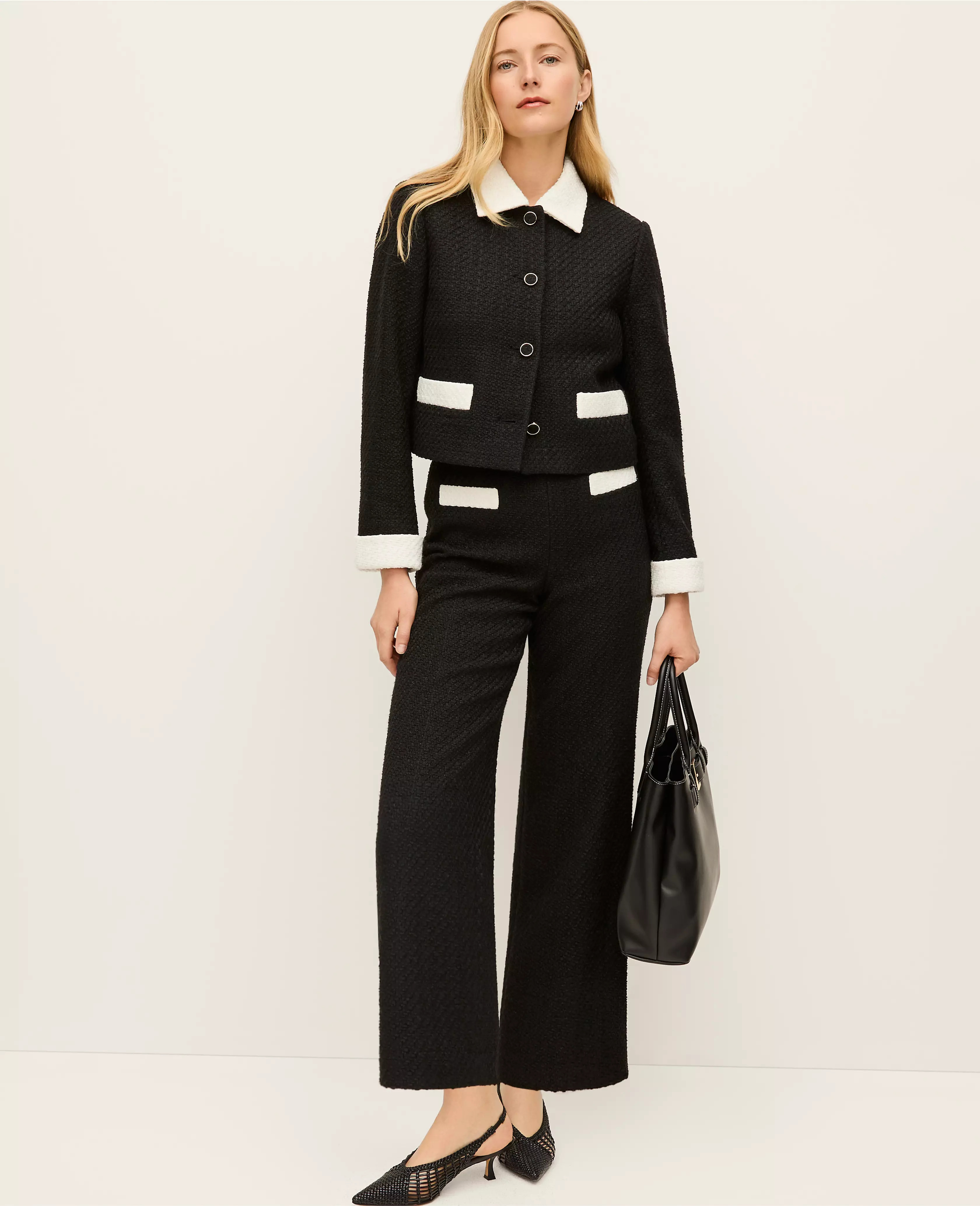 The Grace Pant in Tweed | Ann Taylor