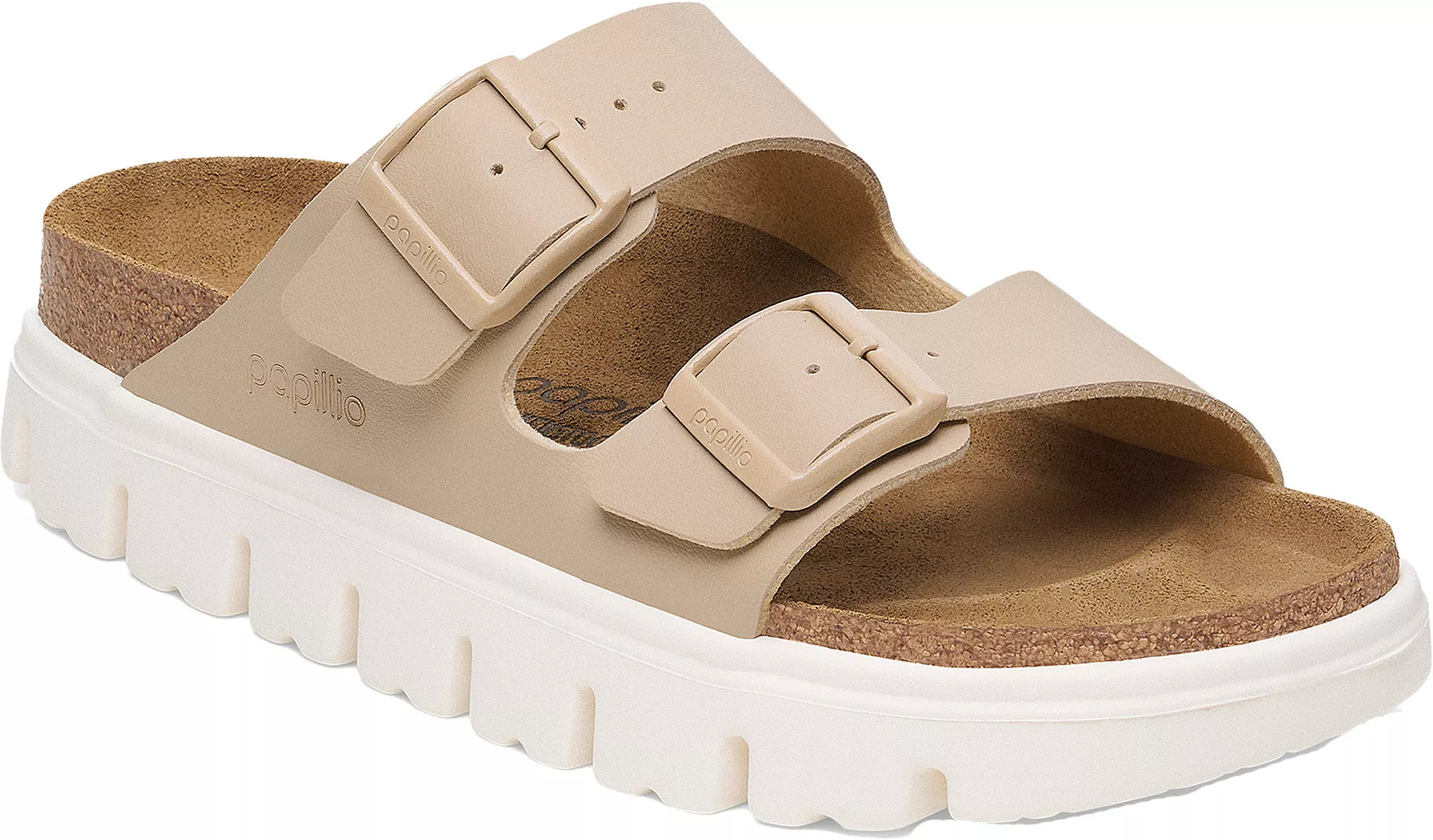 Papillio by Birkenstock Women's Arizona Chunky Birko-Flor Platform Sandals, Cork | DICK'S Sporting Goods