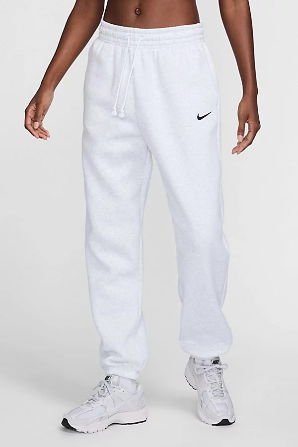 Nike Sportswear Phoenix Fleece High-Rise Oversized Sweatpants in Light Grey, Women's at Urban Outfitters | Urban Outfitters (US and RoW)
