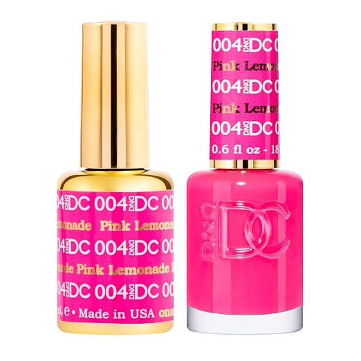 DND DC Gel Nail Polish Duo, Pink, 0.6 Fl Oz Each | Matching UV/LED Gel Polish & Air Dry Lacquer S... | Amazon (US)