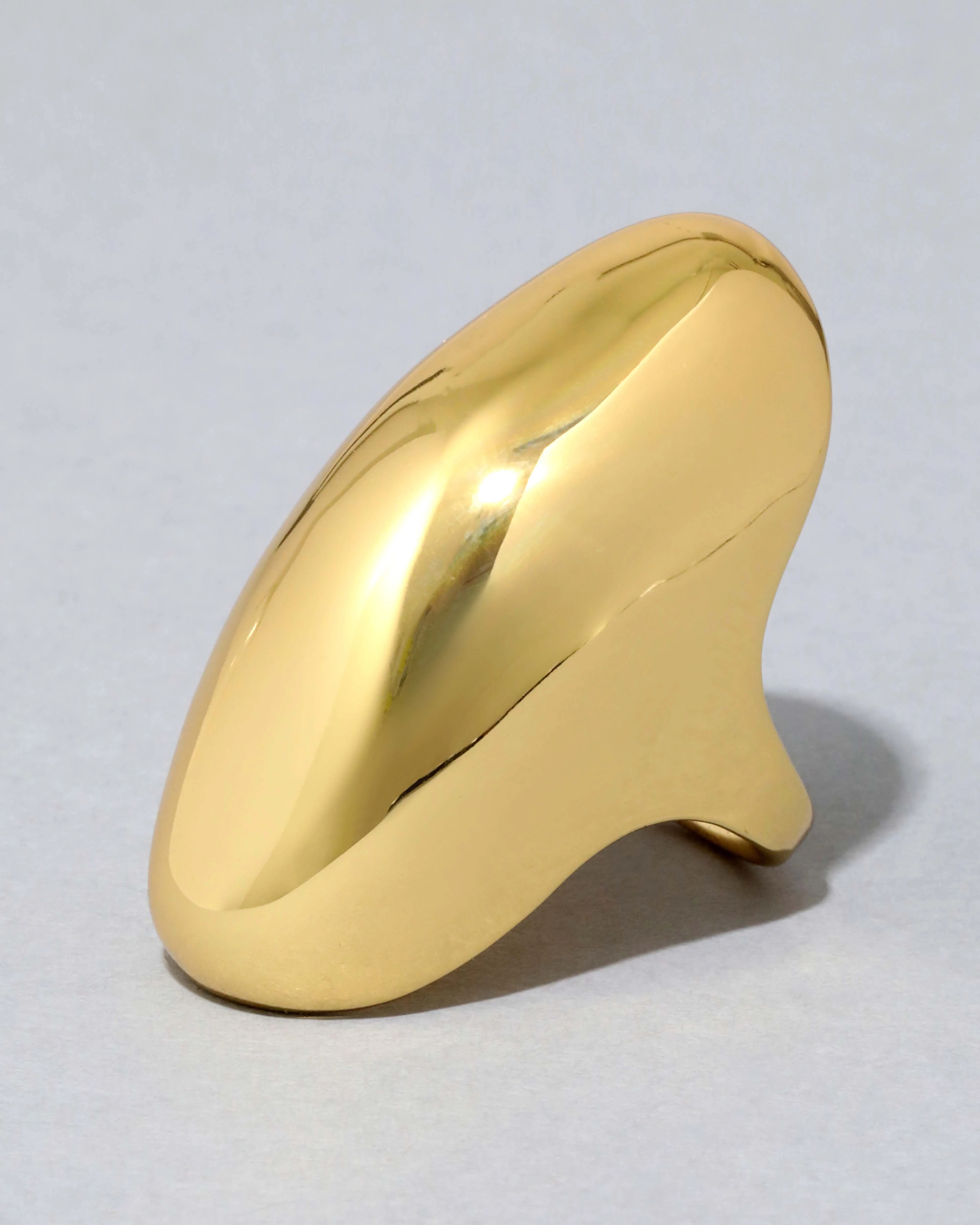 Alexis Bittar Molten Knuckle Ring in Gold Size 6 | Statement Jewelry from Alexis Bittar | Alexis Bittar