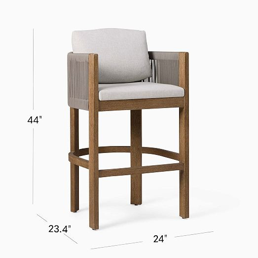 Portside Bar Table (35") & Porto Bar Stools Set | West Elm (US)