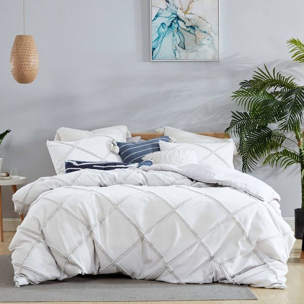 Lattice Fringe Bed in a Bag Comforter Set - Loft Style | Target