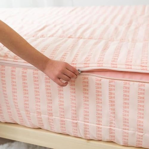 Beddy's Pink Ballerina Girls Durable Zipper Bedding for Kids, Bed in a Bag, Pink Ballet Sheets and Comforter, Easy to Make and Wash, Includes Pillowcase & Pillow Sham, Super Soft All Season | Amazon (US)