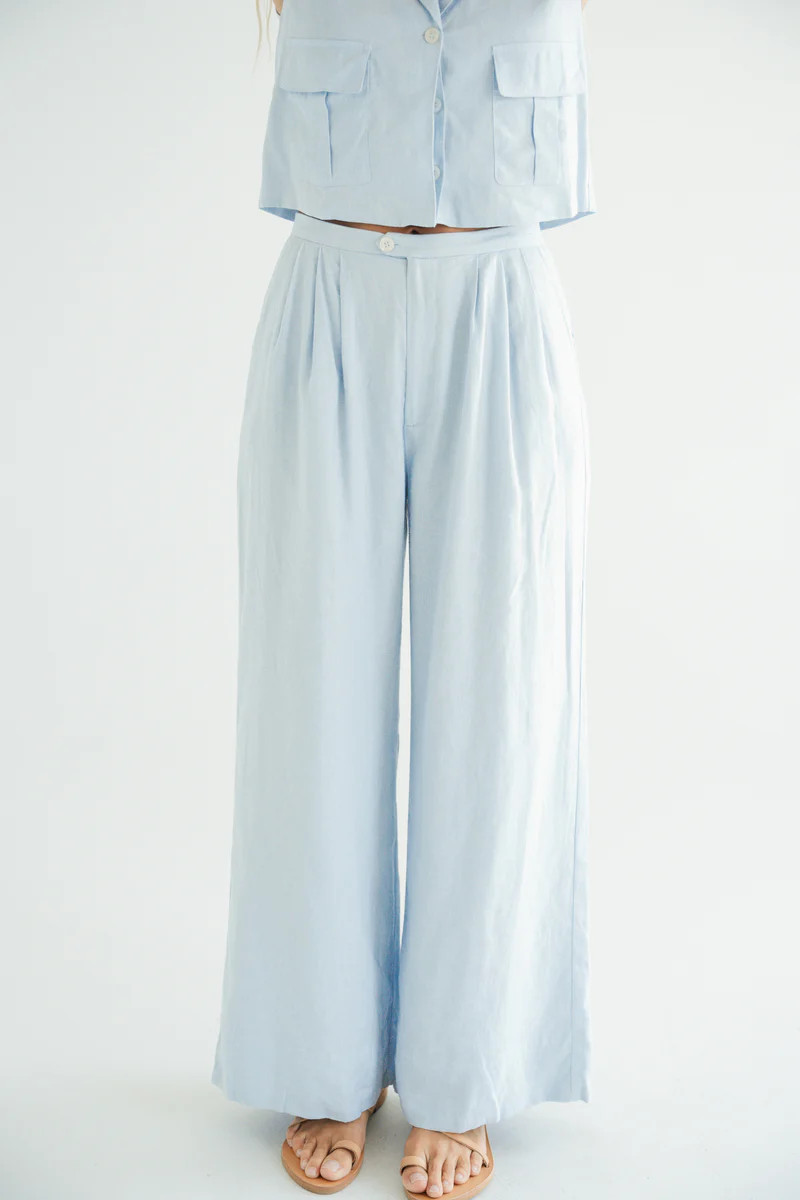 Revi Linen Pants | Carly Jean Los Angeles