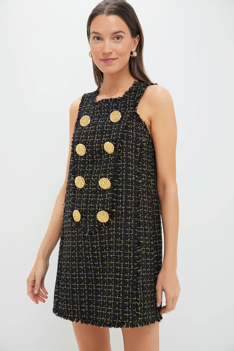 Black Tweed Antonia Dress | Tuckernuck (US)