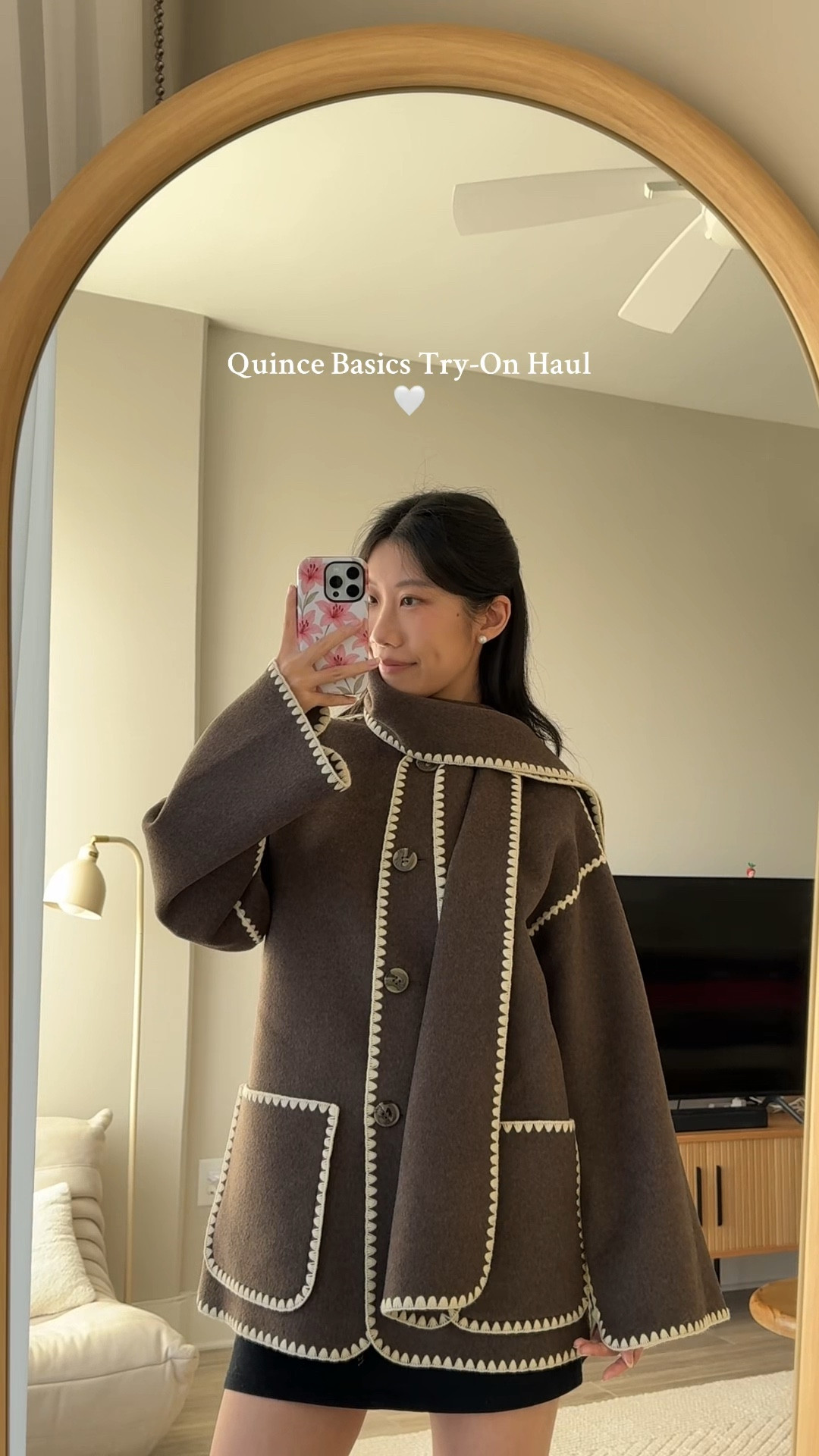 trying on basic staple pieces from @onequince 🤍 #QuincePartner #ad

#LTKootd