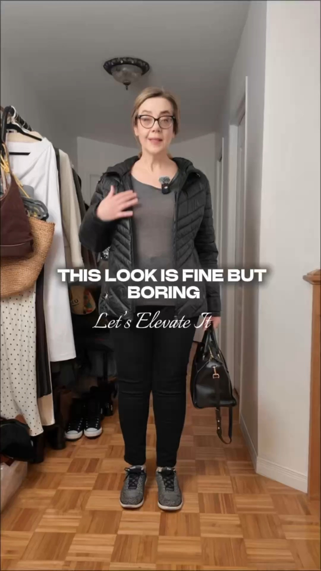 This outfit isn’t wrong… it’s just aging your style a little. A few small tweaks can instantly make it look more modern.

* Layer a second tee to create dimension.
* Swap skinny jeans for wider trousers.
* Trade chunky sneakers for a cleaner, current pair.
* Replace the puffer (unless you’re walking the dog in the rain) with a leather jacket.
* And skip the oversized logo bag — a smaller structured bag looks far more polished.

Same base outfit. Completely different vibe.

Do these changes make me look 10 years younger or not ?
Be honest — agree or disagree below ⬇️ 

Save this for the next time you’re putting together a casual outfit and share it with a friend who still loves her skinny jeans.

Follow for more easy beauty and style tips for women over 50.

#styleafter50 #outfitupgrade #modernstyle #over50fashion #styleconfidence

#LTKover50style #LTKstyletip #LTKmidsize
