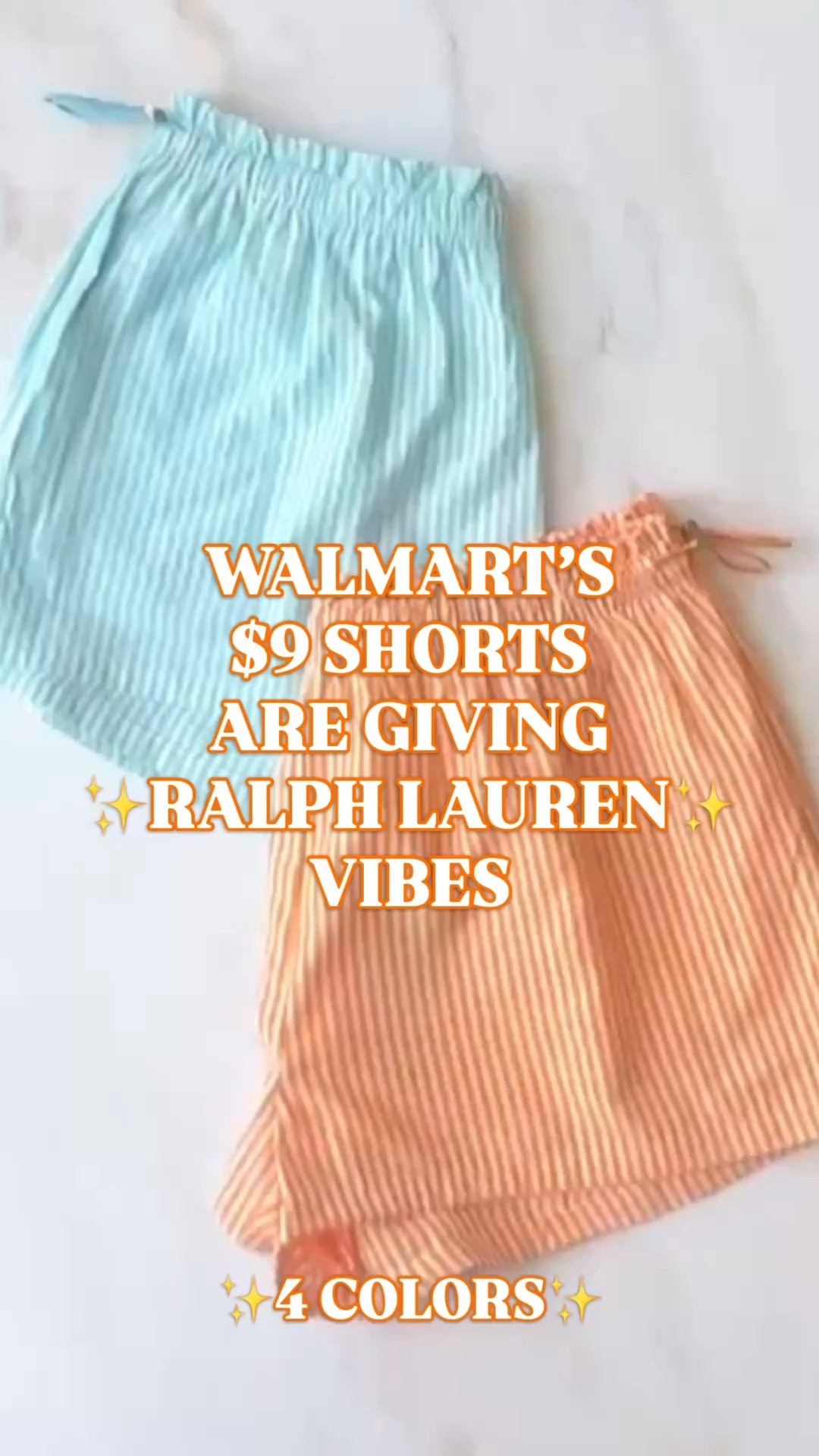 Ralph Lauren Seersucker Shorts Energy. $9. At Walmart. Right Now. ⚓️

Nine dollars.

The seersucker stripe. The gathered elastic waist. The relaxed easy fit. The aqua. The peach.  On Walmart for $9.

Seersucker is not a trend. It is a fabric with a century of American preppy resort history behind it. The pool morning. The lake house weekend. The porch with something cold in your hand. The coastal lunch where you look completely put together without a single moment of effort.

Four colorways. Pockets. Machine washable. Under $10.
These will not last.

Ralph Lauren look for less, Ralph Lauren dupe, Ralph Lauren seersucker shorts dupe, Ralph Lauren resort shorts dupe, seersucker shorts women, seersucker shorts preppy, preppy shorts women, preppy style, preppy outfit women, preppy summer outfit, resort shorts women, vacation shorts women, beach shorts women, pull-on shorts women, elastic waist shorts women, stripe shorts women, seersucker stripe shorts, summer shorts women, Vineyard Vines look for less, Talbots look for less, affordable preppy style, designer look for less, Walmart fashion finds, Walmart style, Walmart shorts, lake house outfit, beach vacation outfit, vacation outfits beach, pool outfit women, resort wear women, coastal style women, coastal grandmother outfit, spring outfits, spring outfit women, summer outfits women, classic preppy style, affordable summer shorts, preppy vacation outfit

#LTKFindsUnder50 #PreppyStyle #WalmartStyle #WalmartFinds #GoingViral #RalphLauren #LookForLess #SeersuckerShorts #WalmartFashion #VacationOutfit

#LTKActive #LTKSwim #LTKSeasonal