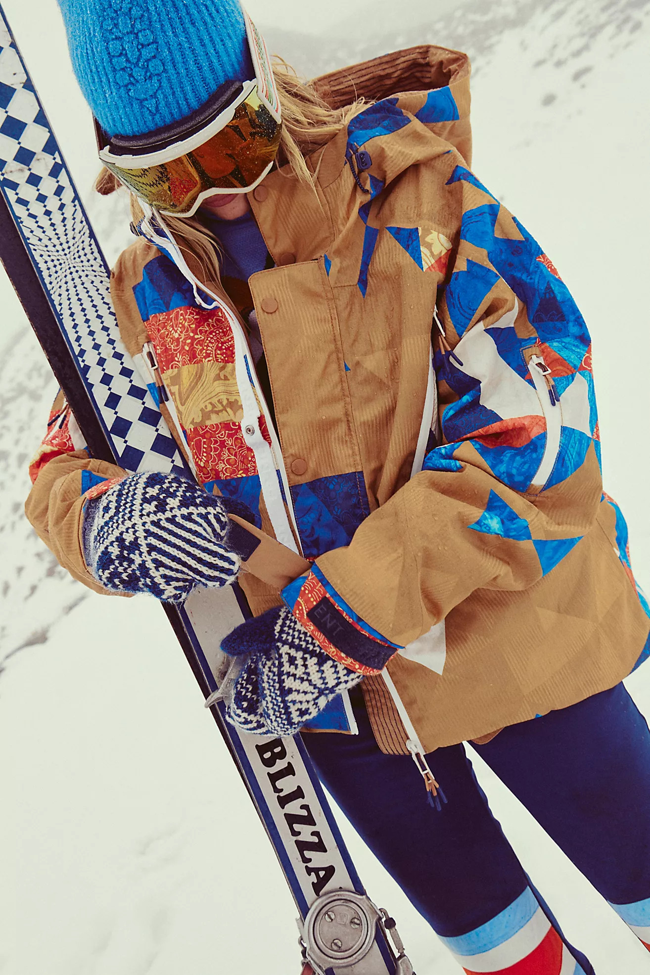 Care FP On The Ascend Printed Insulated Jacket | Free People (UK)