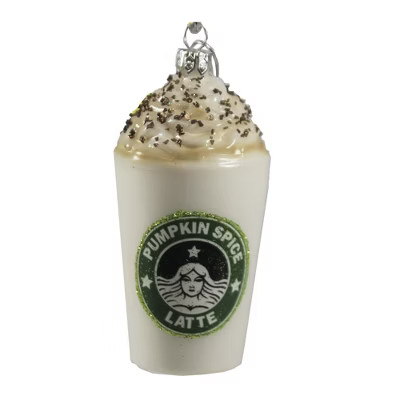 Cody Foster 4.0 Inch Pumpkin Spice Latte Tree Ornament , Fresh (1PC) | Target