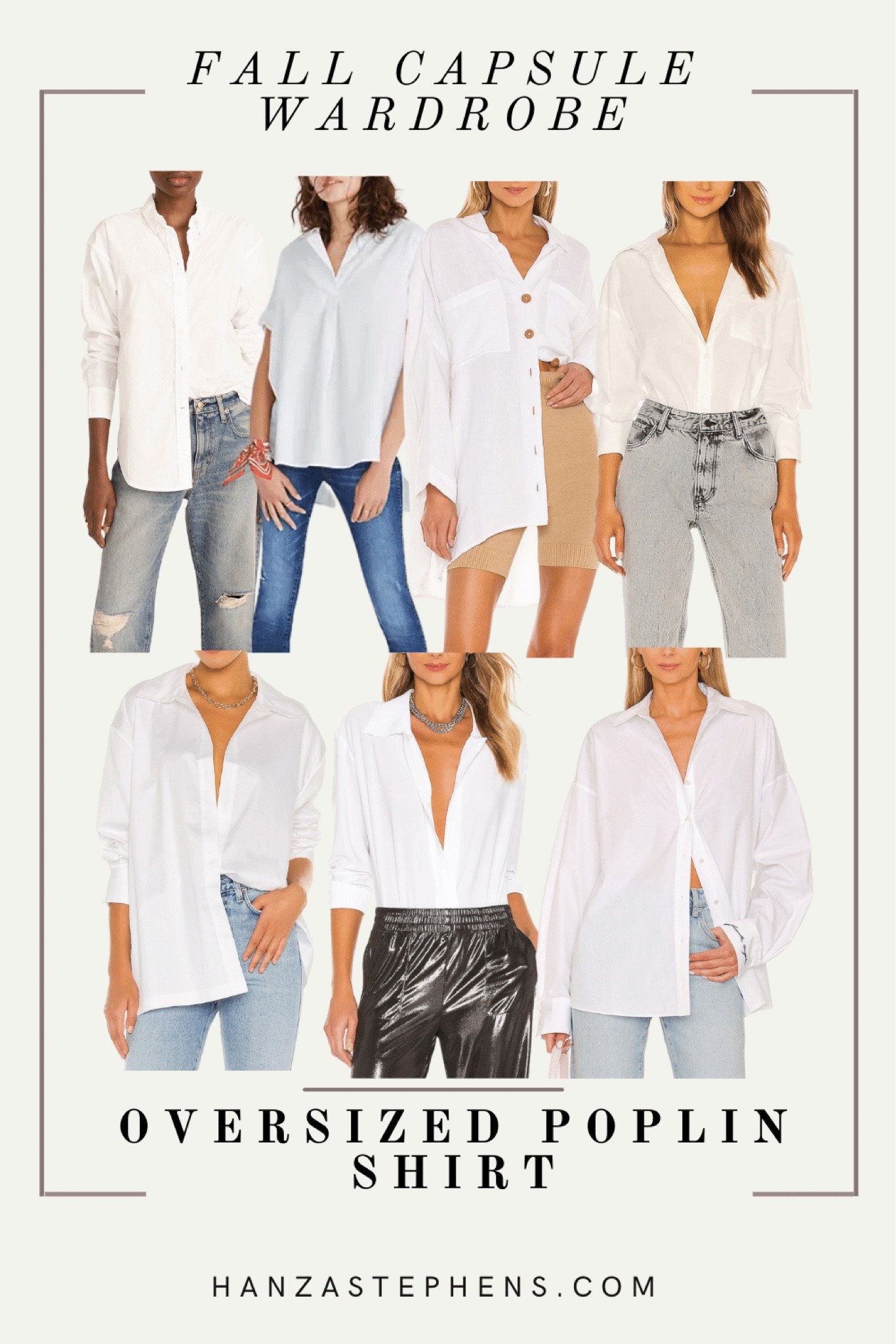 I have an article already about styling oversized poplin shirts from a few years back, but having one in your wardrobe at this point is essential. They can go with everything. Layer them, wear them to work, dress them for dinner … the possibilities are endless. This type of shirt is what I consider an investment fashion piece because you are going for quality when you buy it, not “fast fashion”.

#LTKstyletip #LTKSeasonal #LTKCon