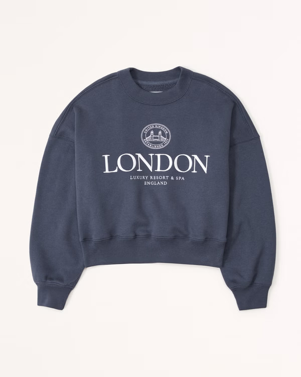 Destination Crest Sunday Crew | Abercrombie & Fitch (US)