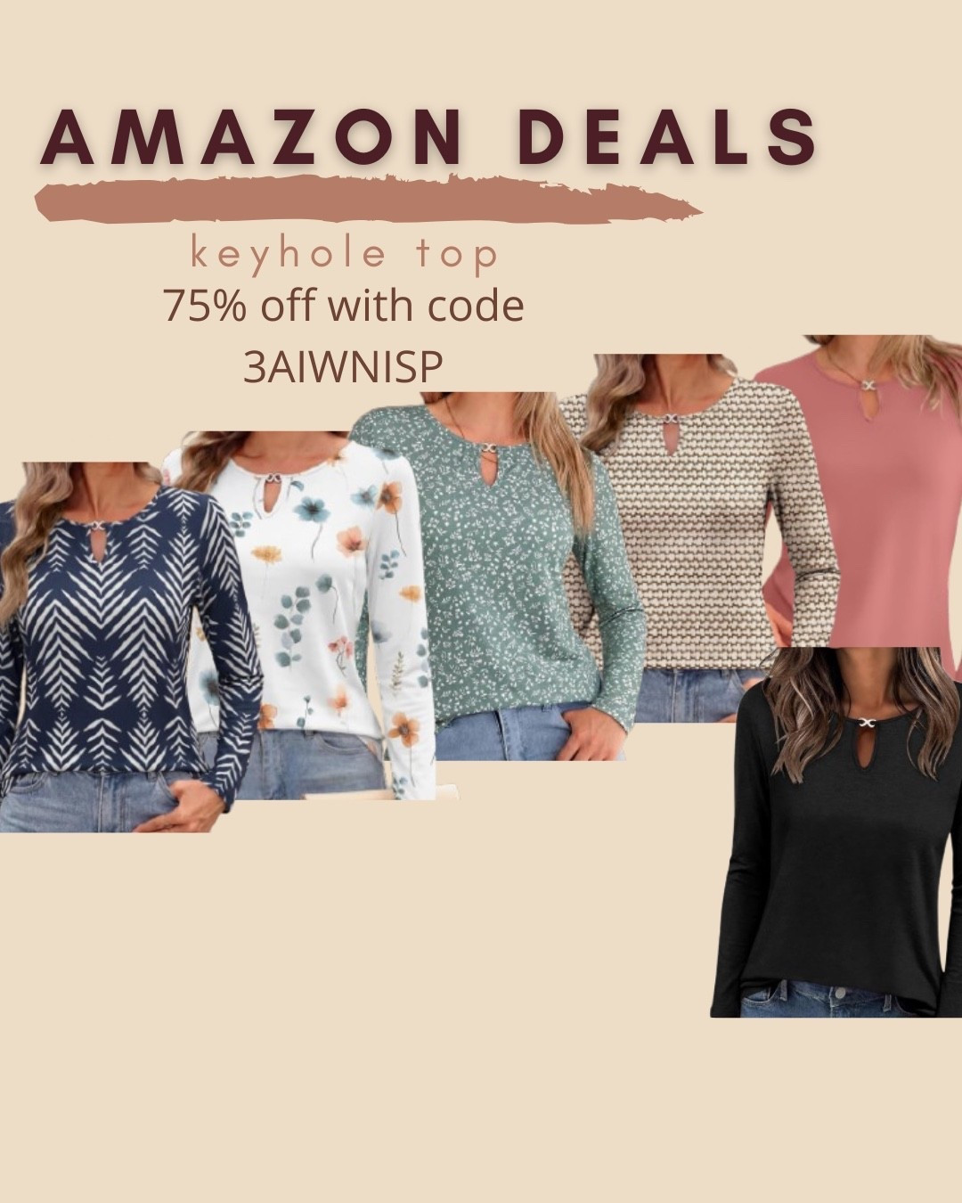 $5 ends 7/31

Amazon fashion
Amazon deals
Keyhole top
Casual top
Teacher outfit

#LTKSaleAlert