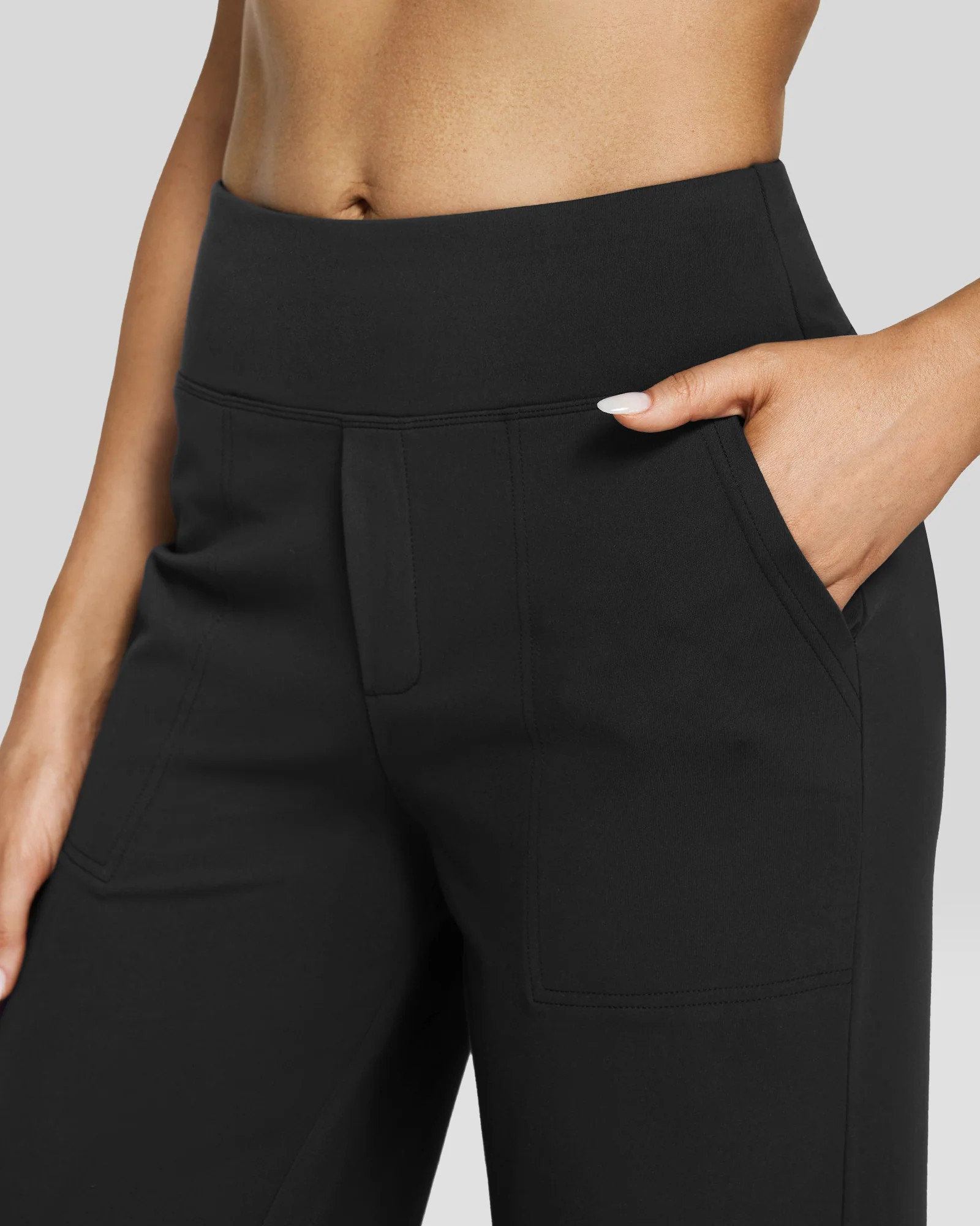 High Waisted Wide-Leg Pants Women – 31 Inseam | Office to Yoga Wear | G4Free | g4free activewear