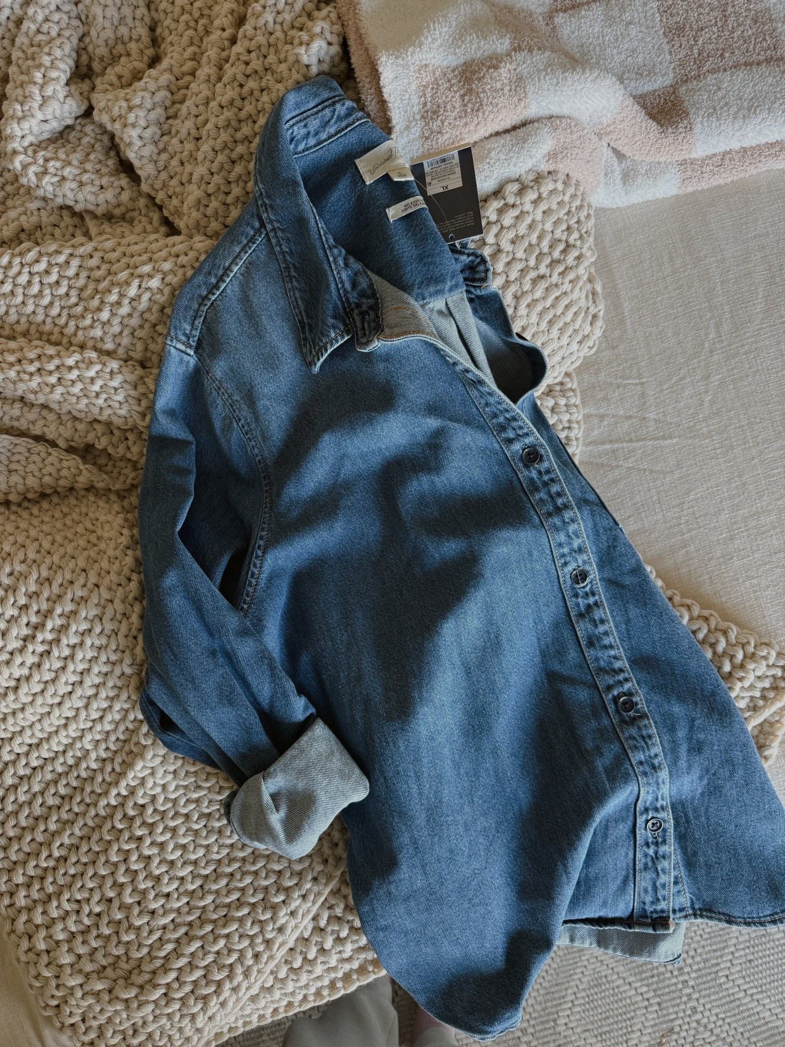 Target denim on sale 20% off until tomorrow! Grabbed this button up in XL for postpartum and breastfeeding friendly fit 