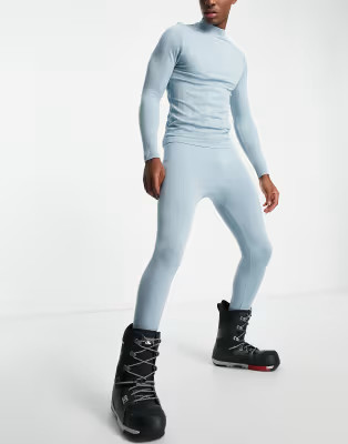 ASOS 4505 ski base layer tights in cable knit seamless | ASOS (Global)