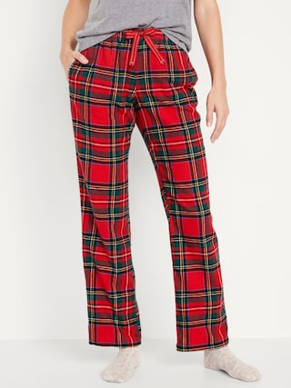 Mid-Rise Flannel Pajama Pants for Women | Old Navy (US)