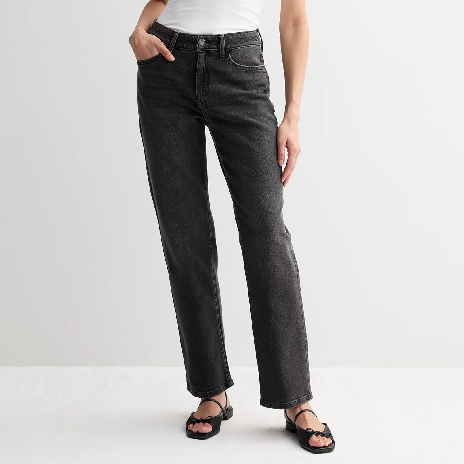 Juniors' SO® High-Rise '90s Straight Jeans | Kohl's