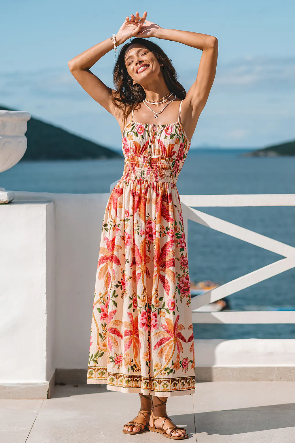 Stay Bright Tropical Maxi Dress | Cupshe US
