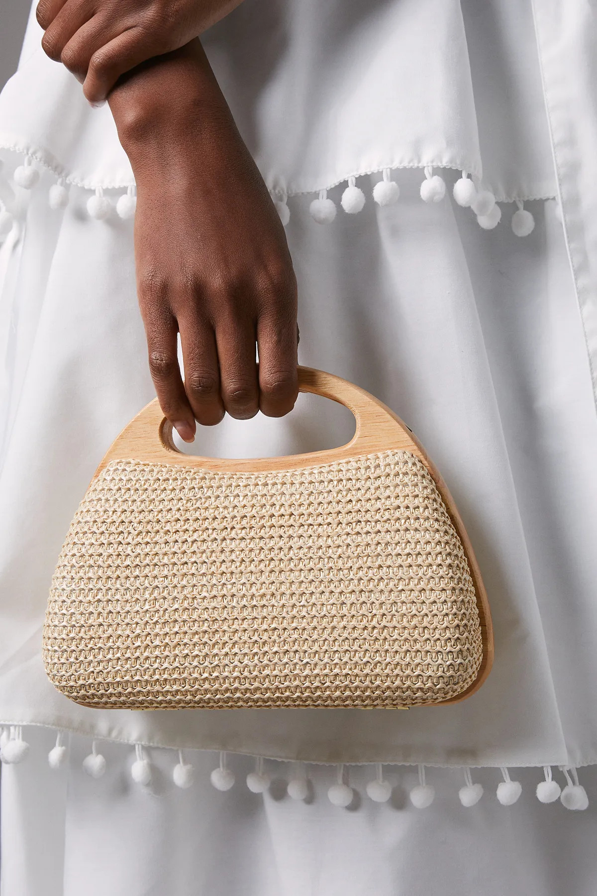 Bags & Purses | Maple Rattan Grab Bag | Coast | Debenhams UK