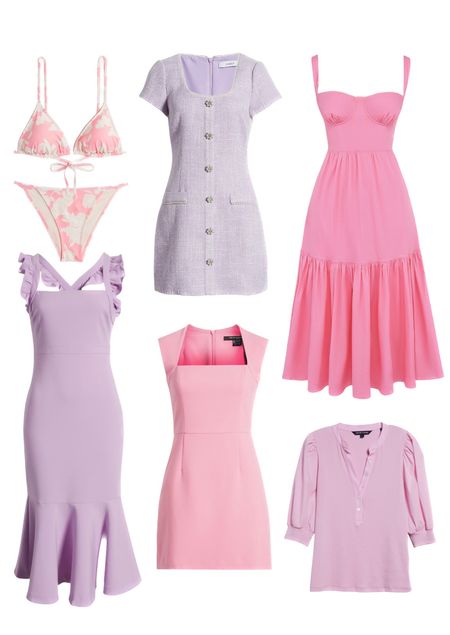 New arrivals 💗 pink dresses lavender dress puff sleeve tops spring dresses vacation outfits wedding guest outfit pink bikini  

#LTKsalealert #LTKfindsunder50 #LTKstyletip