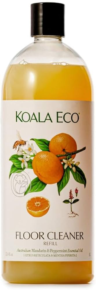 Koala Eco Floor Cleaner - with Australian Mandarin and Peppermint Essential Oil - 34oz | Amazon (US)