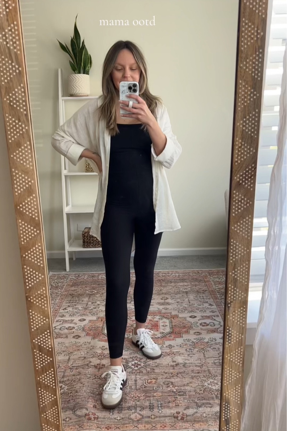 Casual postpartum ootd