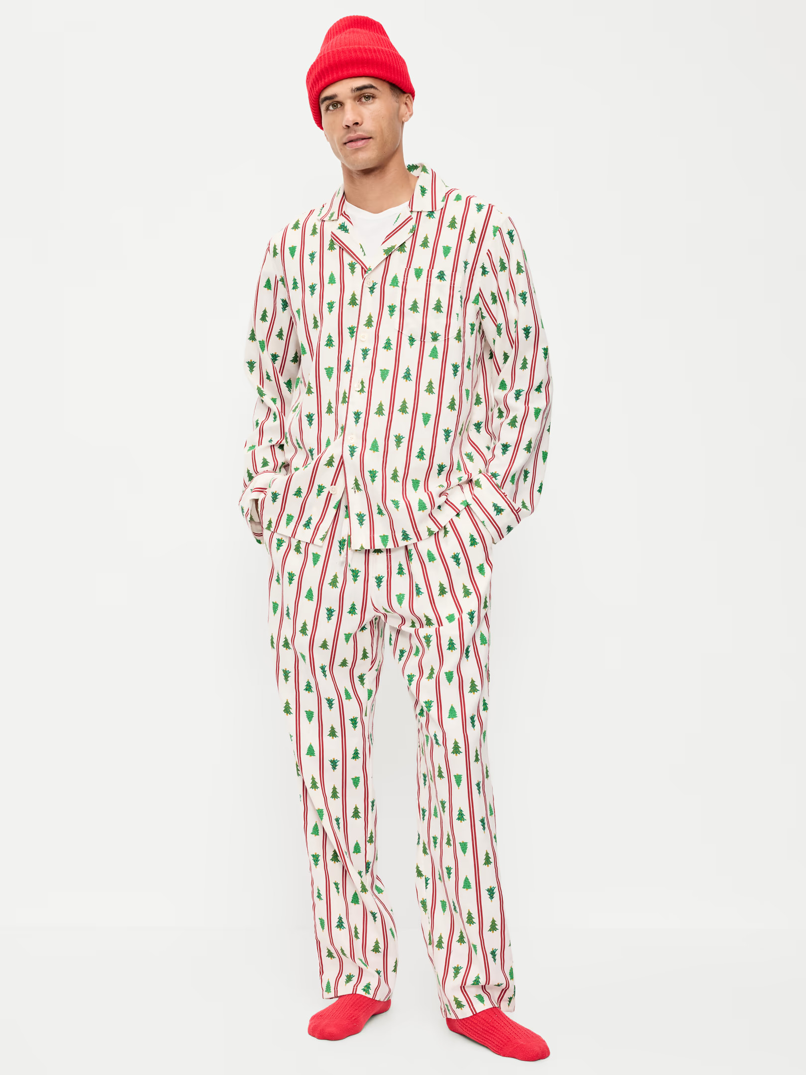 Flannel Pajama Pant Set for Men | Old Navy (US)