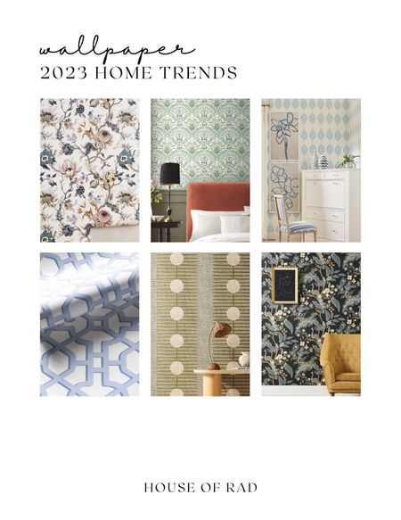 2023 home trends
Wallpaper 
Anthropologie
House of Hackney


#LTKhome