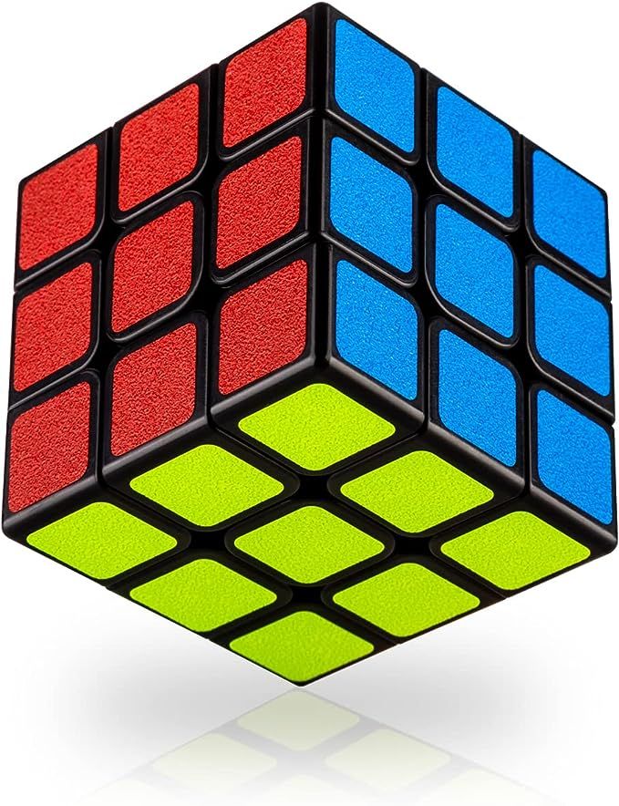 Speed Cube 3x3 Smooth Turning Magic Cube 3x3x3 Brain Teaser Puzzle Cube Sticker (2.2 inches) | Amazon (US)