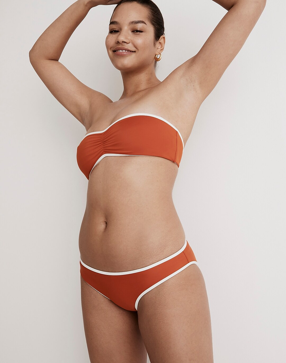 Classic Contrast Bikini Bottom | Madewell